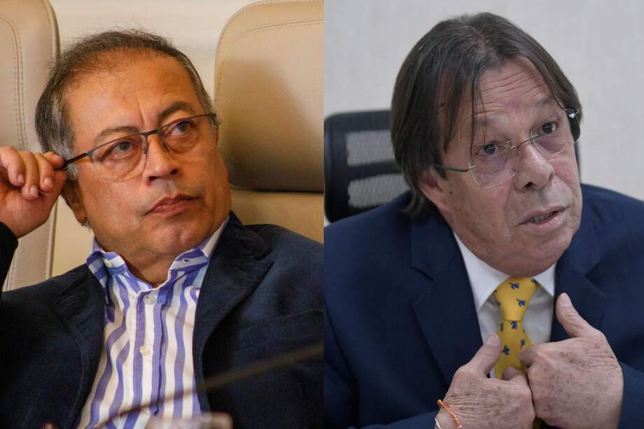 Presidente Gustavo Petro y magistrado del Consejo Nacional Electoral, César Lorduy.