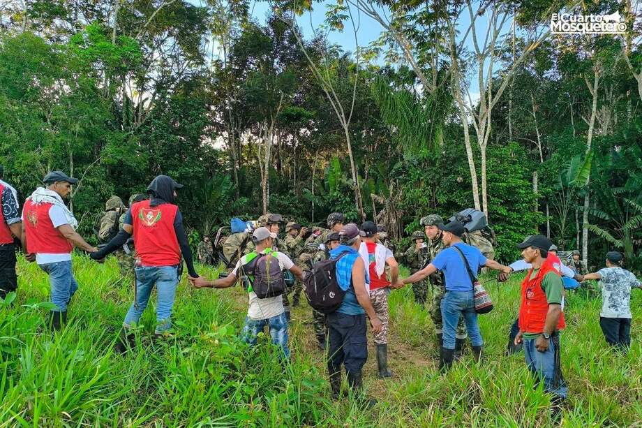 Soldados retenidos por Guardia Campesina en Guaviare.