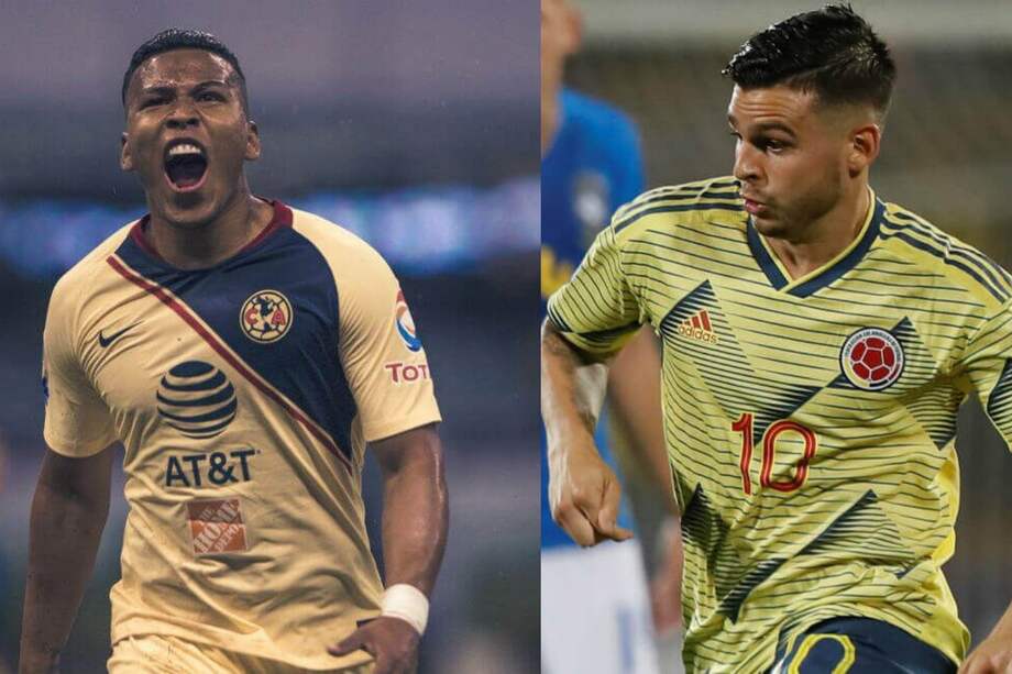 Roger Martínez y Nicolás Benedetti, los colombianos del América de México.