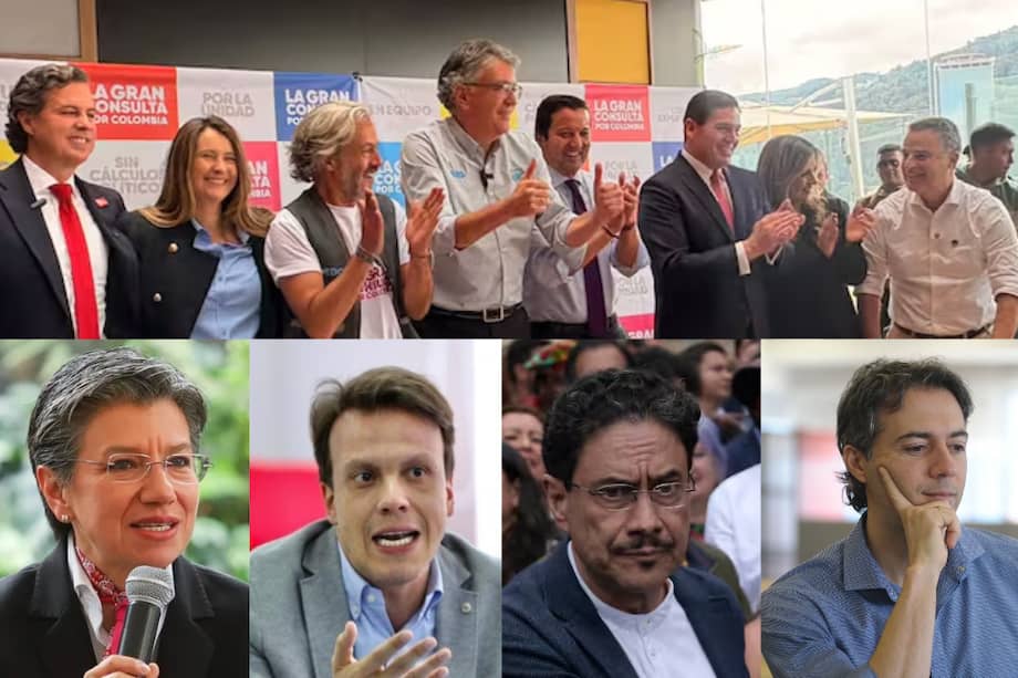 Precandidatos y precandidatas presidenciales con intención de ir a consultas interpartidistas.