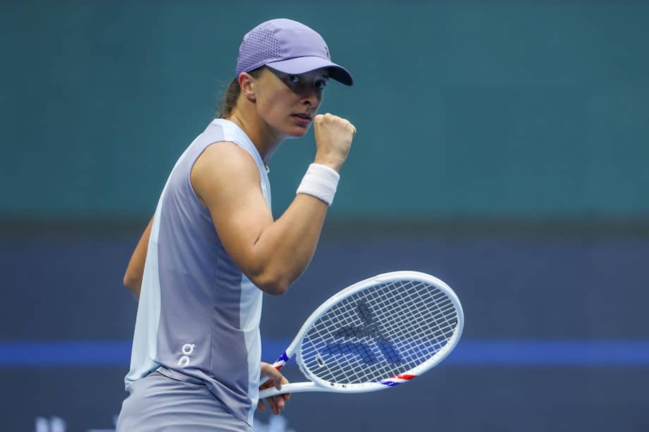 Iga Swiatek, tenista polaca con seis títulos de Grand Slam.