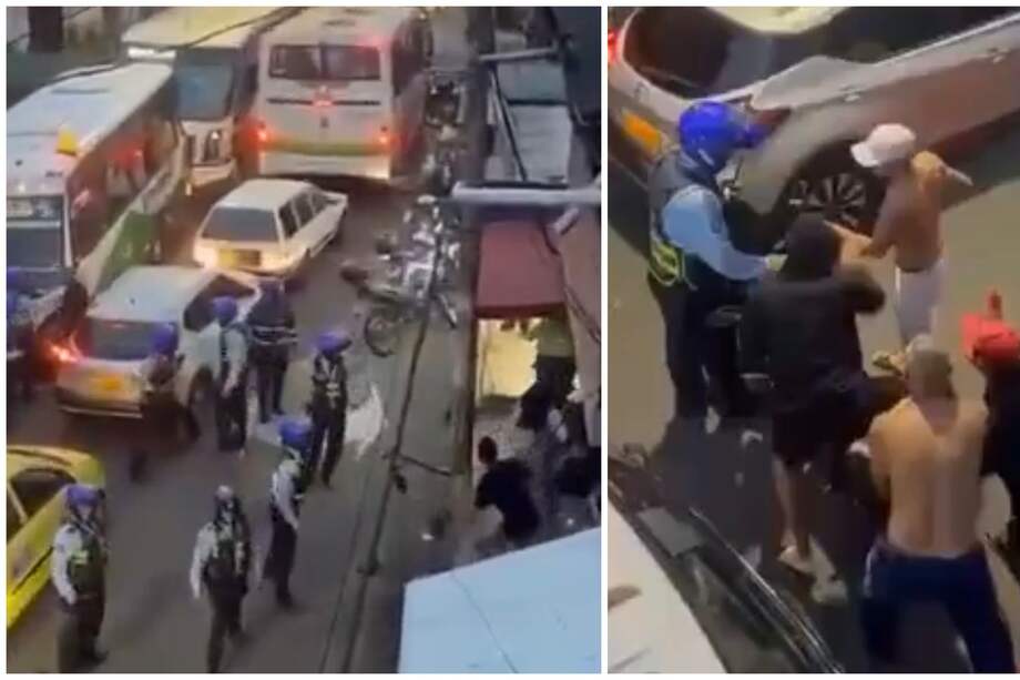 Los hechos se registraron en el barrio Aranjuez de Medellín tras un operativo de control.