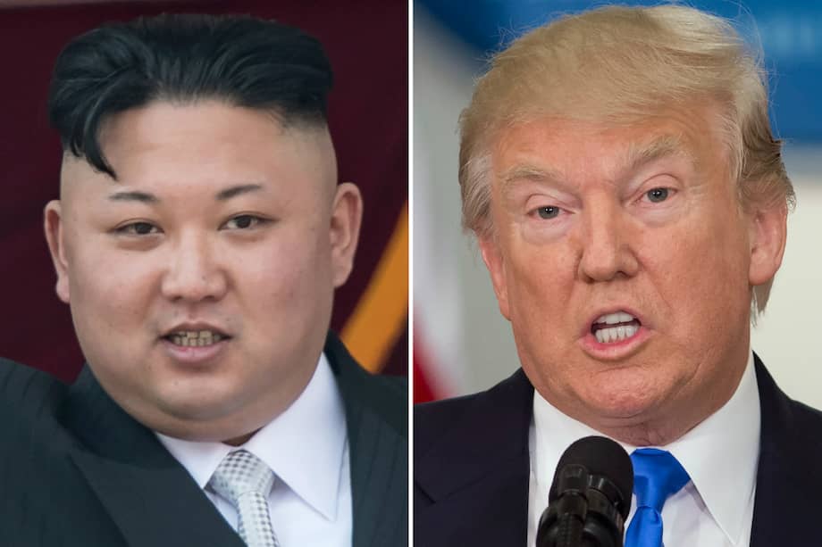Kim Jong-un y Donald Trump. / AFP
