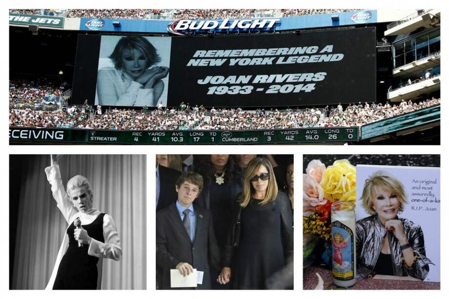 Joan Rivers fue despedida con un funeral de alfombra roja