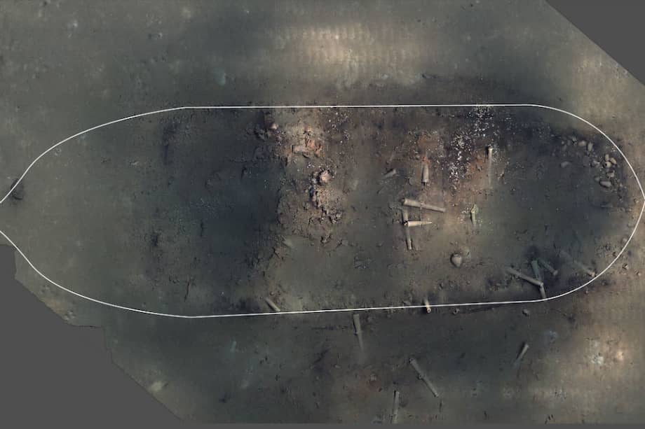 Imagen del naufragio del galeón San José divulgada por el gobierno de Juan Manuel Santos, luego de su hallazgo a finales de 2015. / Presidencia