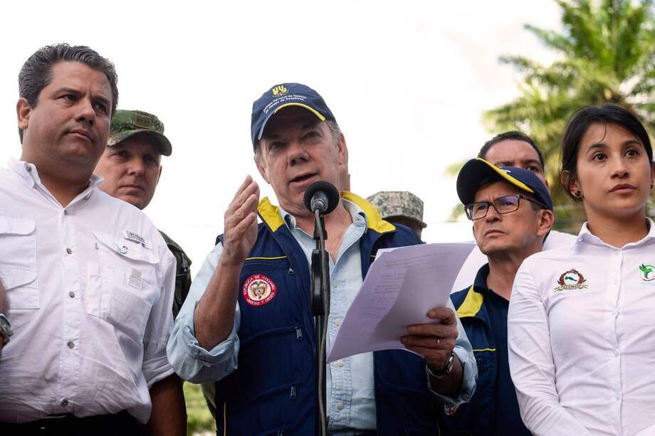 La promesa del presidente Juan Manuel Santos es dejar a Mocoa mejor que antes. / SIG