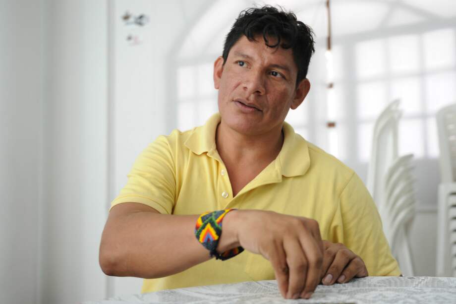 Askayra Arabadora, representante legal de la Asociación de Autoridades Tradicionales del Pueblo Barí (Ñatubaiyibari), dice que esta etnia asentada en Norte de Santander cuenta con unas 3200 personas./ Nelson Sierra.