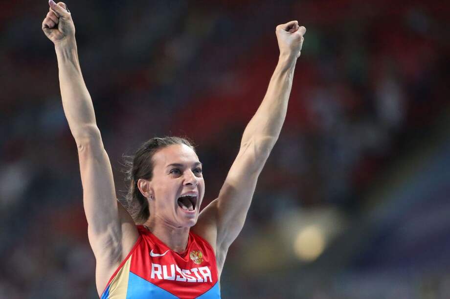 Yelena Isinbayeva, doble campeona olímpica, se perderá los Juegos de Río. / AFP