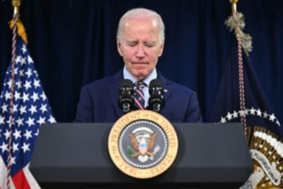 El expresidente Joe Biden pronuncia un discurso tras el fallecimiento del expresidente Jimmy Carter