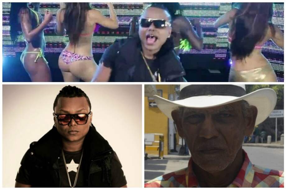 El compositor Walberto Ospino Miranda (derecha) dice ser el creador de varias canciones interpretadas por el artista cartagenero Mr. Black (izquierda).