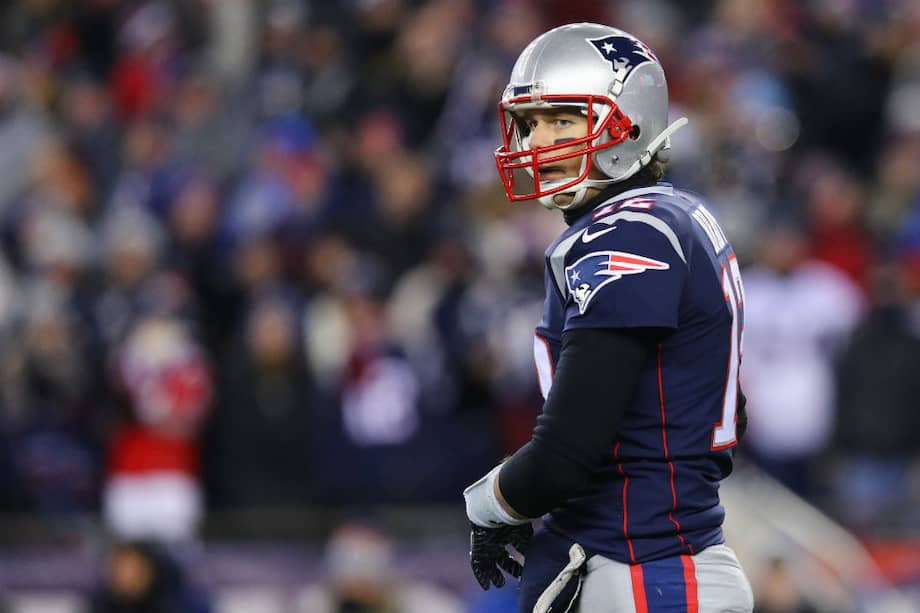 Tom Brady, mariscal de campo de los Patriots / AFP