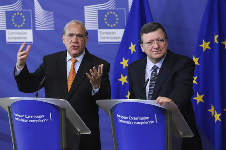 El presidente de la Comisión Europea y el secretario general de la OCDE