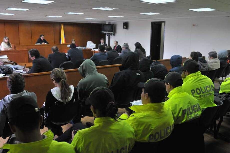 Audiencia del 22 de julio contra los primeros 13 implicados por el desfalco a la DIAN. / Óscar Pérez