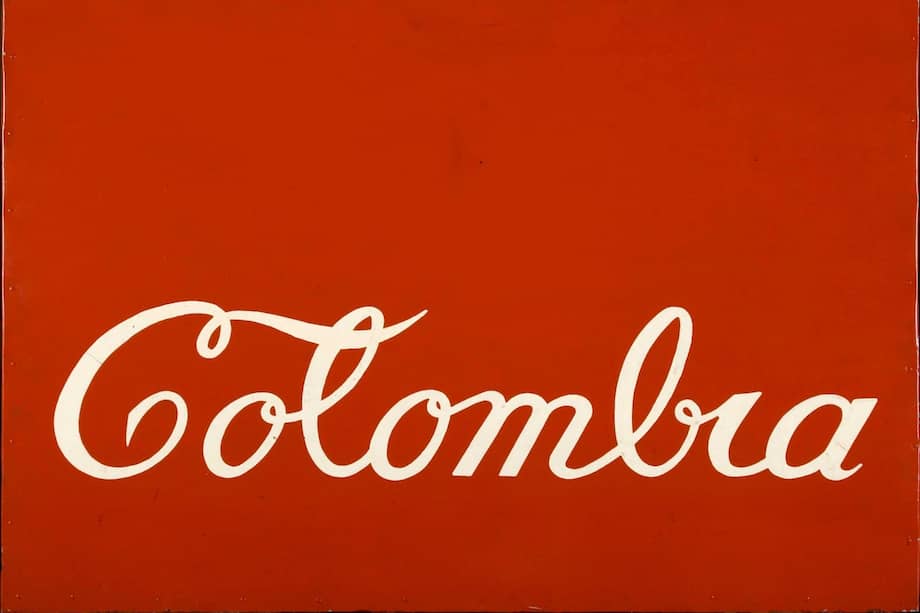 "Colombia Coca-Cola", obra de Antonio Caro creada en 1976.