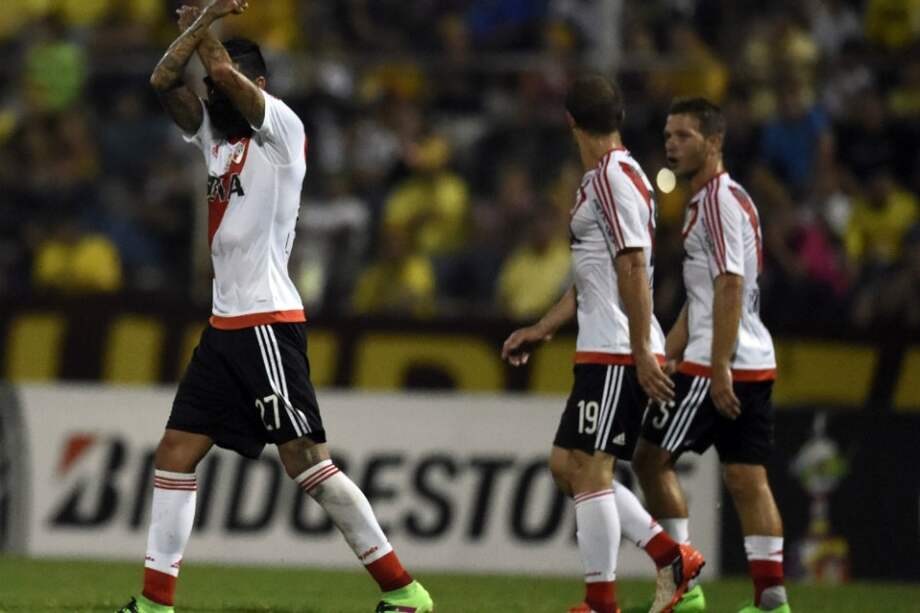 River Plate goleó 0-4 a Trujillanos. / AFP