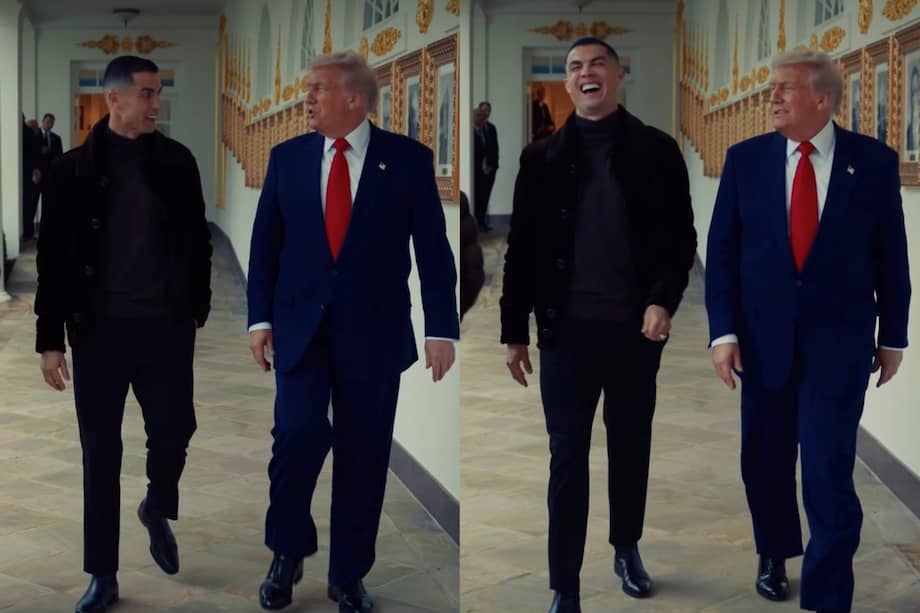 Las imágenes del encuentro entre Cristiano Ronaldo y Donald Trump las compartió la cuenta oficial de la Casa Blanca.