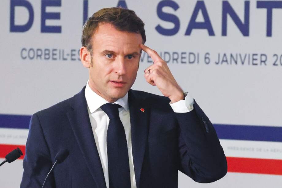 El presidente francés, Emanuel Macron, pretende modificar el régimen de pensiones.