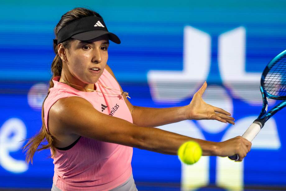 La tenista colombiana Camila Osorio cayó en la primera ronda del US Open.