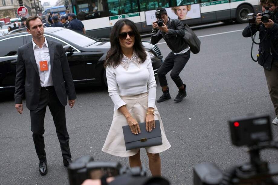 La actriz Salma Hayek.