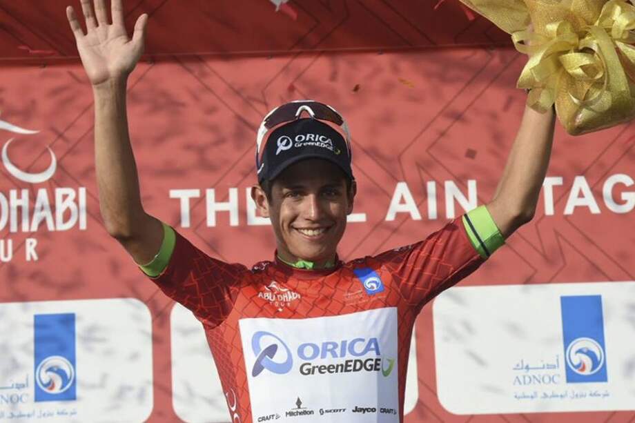 Esteban Chaves se coronó campeón del Tour de Abu Dhabi. Foto: Orica Green-Edge.