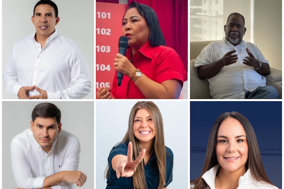 En la lista están José Ricardo Ardila, Yolanda Wong, Amaury Julio, Andrés Guillermo Montes, Juliana Aray y María Camila Salas.