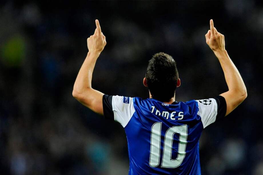 James Rodíguez, el 10 de los dragones. Foto: EFE
