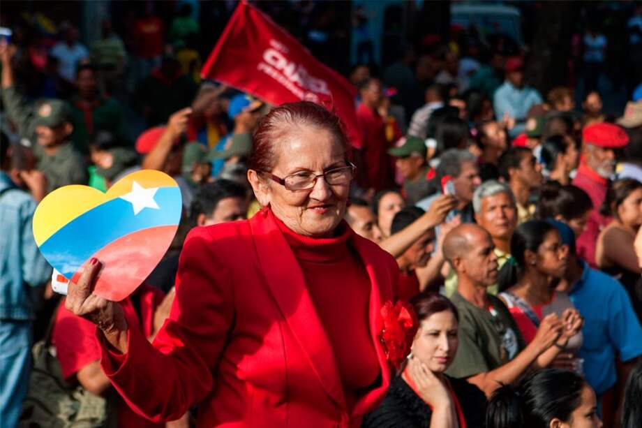 Miles de chavistas se tomaron las calles en Caracas / Agencias