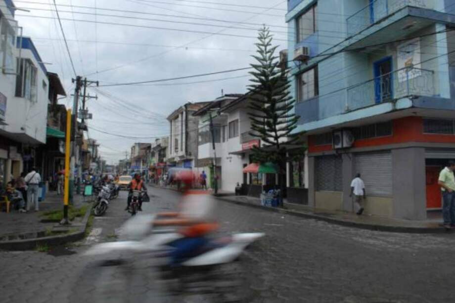 La explosión se presentó ayer en horas de la noche en el casco urbano de Tumaco (Nariño). / Cortesía