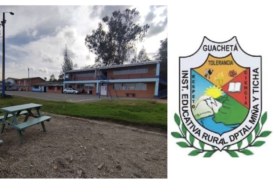 Imagen de la Institución Educativa Rural Departamental Miñá y Ticha, en Guachetá, en Cundinamarca. / Archivo Particular