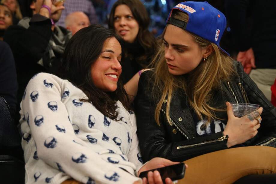 Michelle Rodríguez y Cara Delevingne.