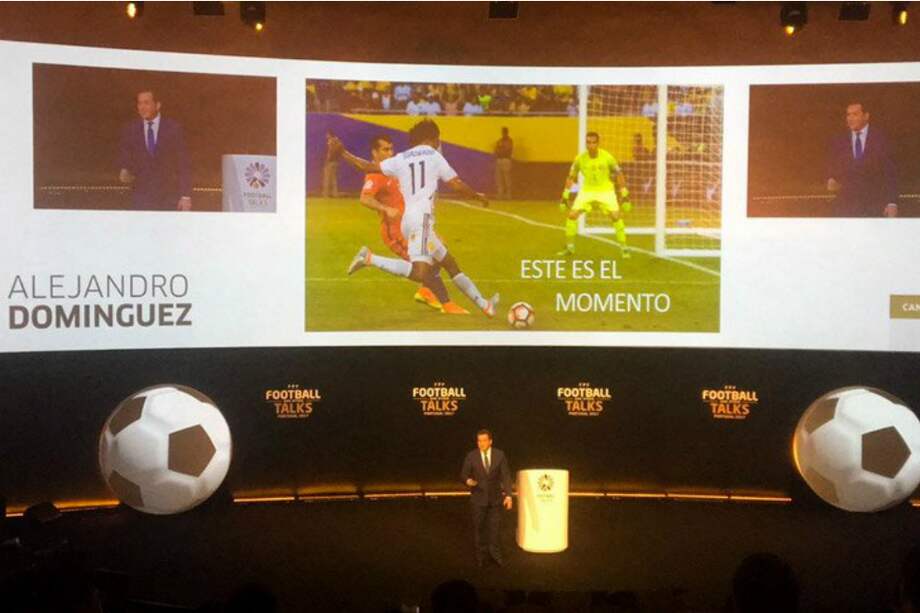 Alejandro Domínguez, presidente de la Conmebol. / AFP