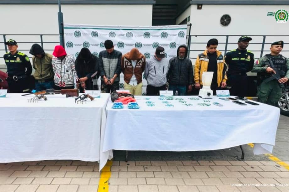 Se les atribuyen seis crímenes cometidos entre 2024 y 2025, además de cuatro hechos sicariales en los que las víctimas lograron sobrevivir. De acuerdo con la Fiscalía, los capturados también controlaban el tráfico de drogas en la comuna 2 de Soacha.