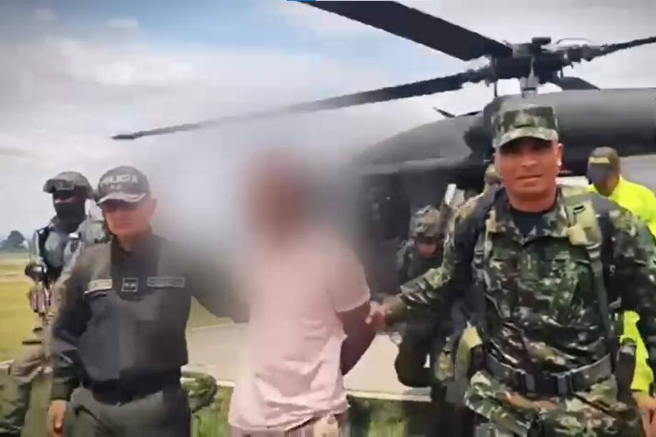 Se trata de alias Mauricio, quien sería colaborador de la estructura Jaime Martínez del Estado Mayor Central, disidencias de las FARC.