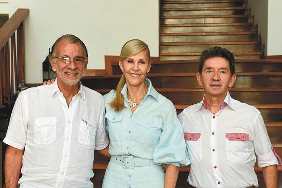 Eduardo Verano, Dilian F. Toro y Luis Pérez, tres miembros de la coalición de exmandatarios. / Twitter Dilian Francisca Toro