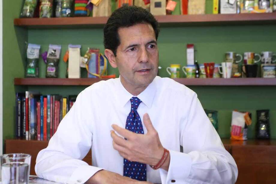 Hernán Méndez Bages, presidente de la firma Procafecol, dueña de la marca insignia Juan Valdez. / El Tiempo