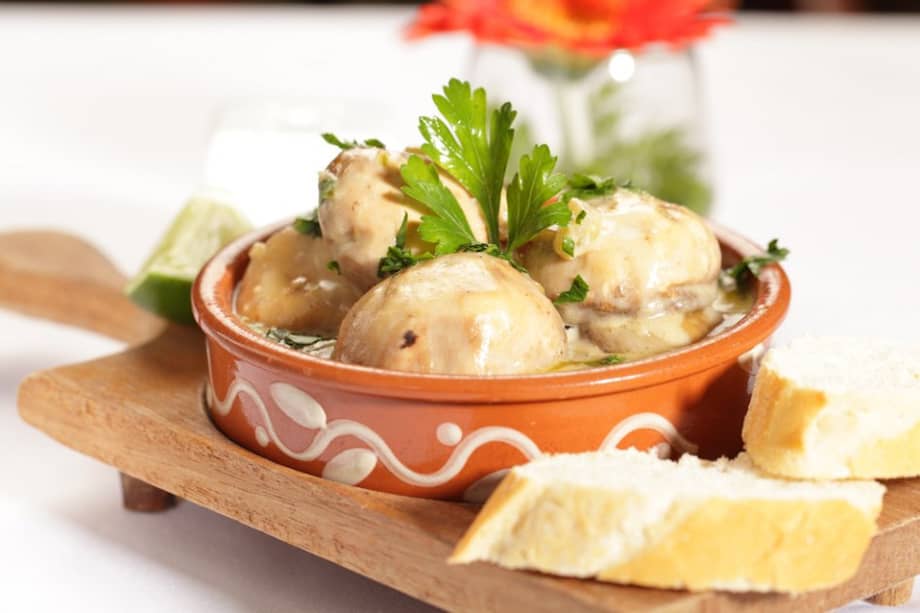 Champiñones al ajillo al estilo alcazaba