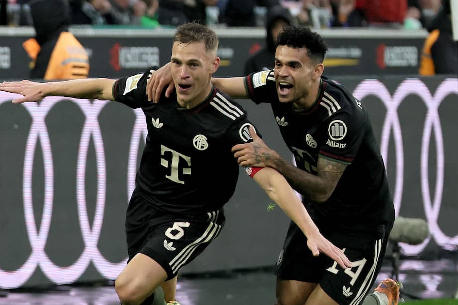 El conjunto bávaro sigue firme en la cima de la Bundesliga tras vencer 0-3 al Borussia Mönchengladbach, con el colombiano como titular.