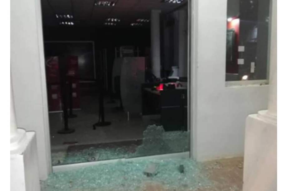 Así quedaron las instalaciones después de la asonada. / Cortesía