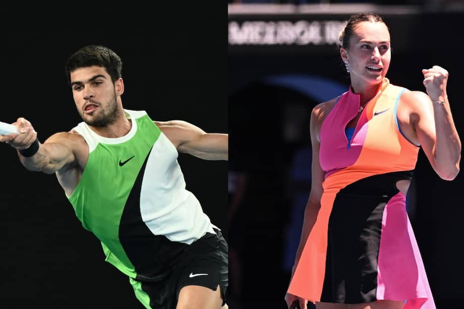 Los tenistas, que lideran los escalafones de la ATP y WTA respectivamente, consiguieron sus tiquetes para las semifinales del primer Grand Slam del año.