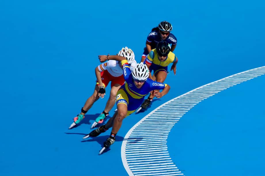 Gabriela Rueda se coronó campeona de la prueba de los 500 metros femenino. / Prensa COC