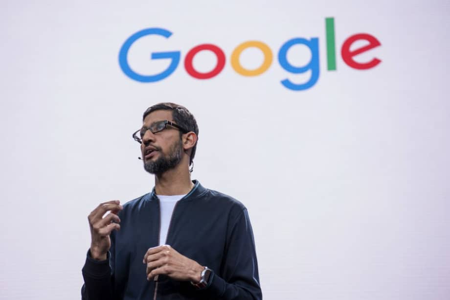 Sundar Pichai, CEO de Google. / Bloomberg