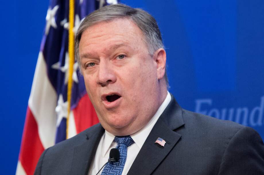 El secretario de Estado de Estados Unidos, Mike Pompeo, advirtió a los países europeos que las compañías que hagan negocios en Irán "rendirán cuentas" a Estados Unidos. / EFE