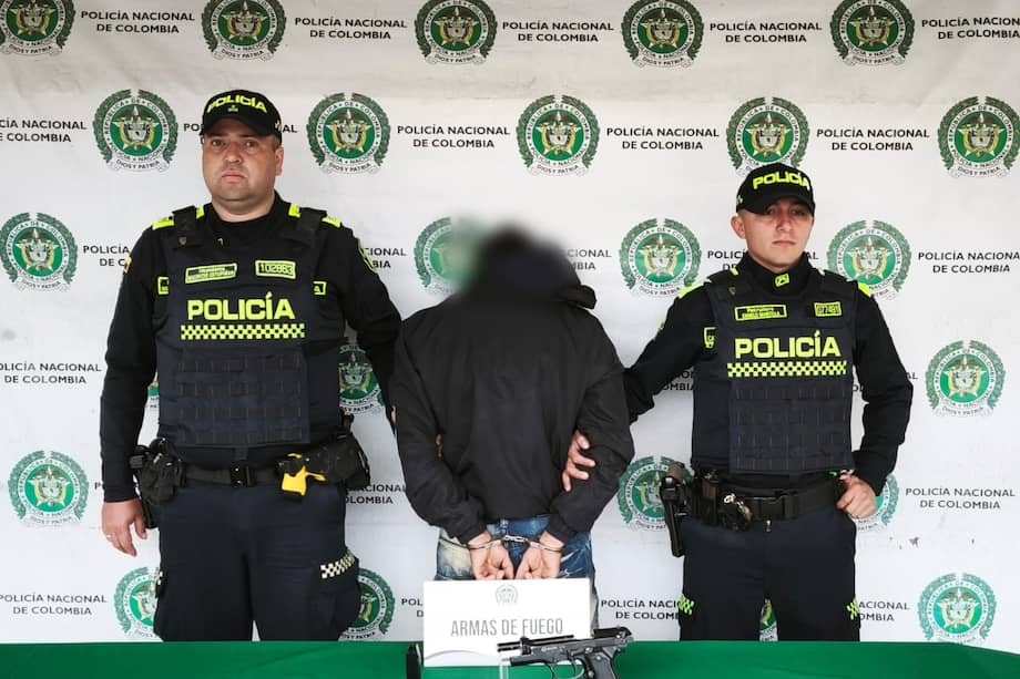 El capturado tenía antecedentes por hurto calificado y agravado.