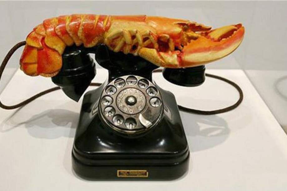 El teléfono langosta, de Dalí, fue creado por el artista español para su mecenas, Edward James. / Cortesía