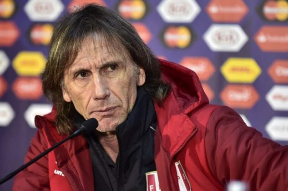 Ricardo Gareca, técnico de la selección peruana. Foto: AFP