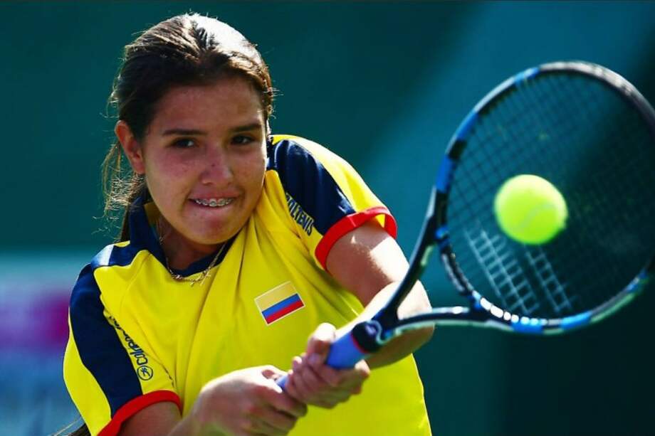 Maria Camila Osorio, tenista colombiana. Foto: Federación Colombiana de Tenis
