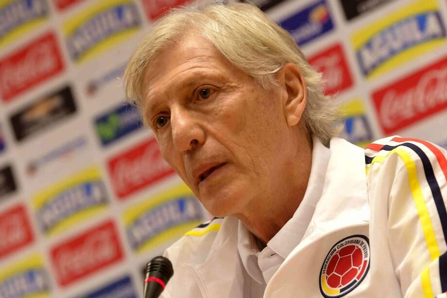 José Pékerman, técnico de la selección colombiana de fútbol. / AFP