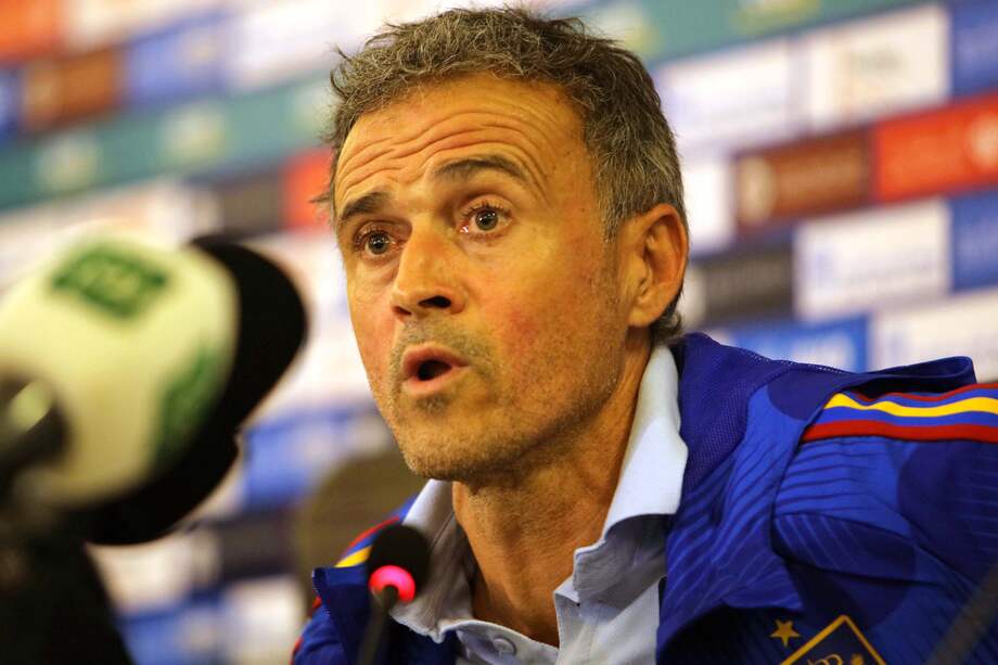 Luis Enrique, técnico de la selección de España.
