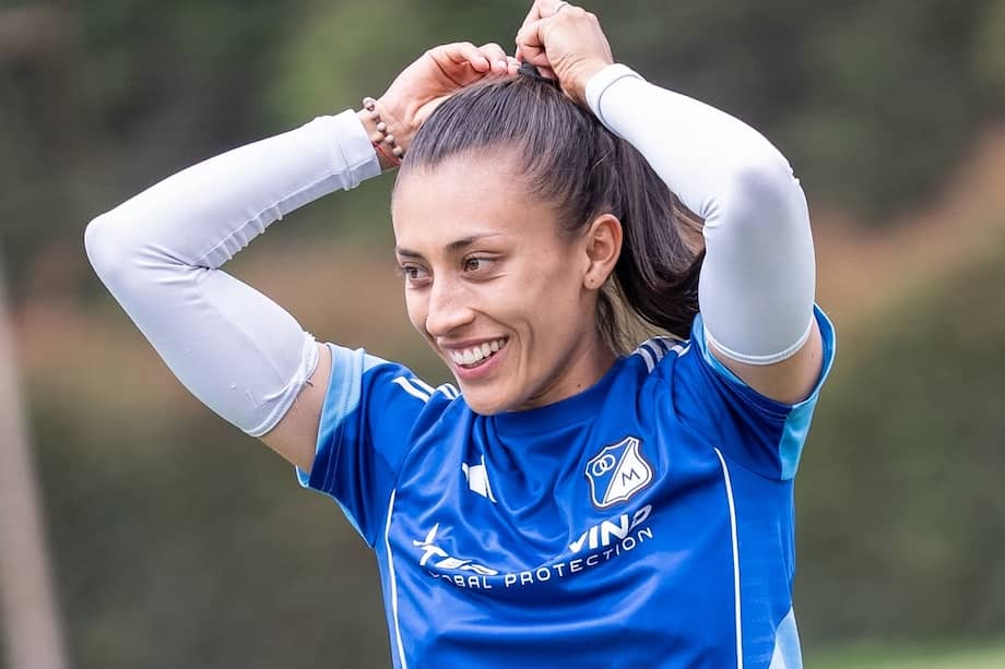 Lina Gómez, jugadora de Millonarios desde 2023.