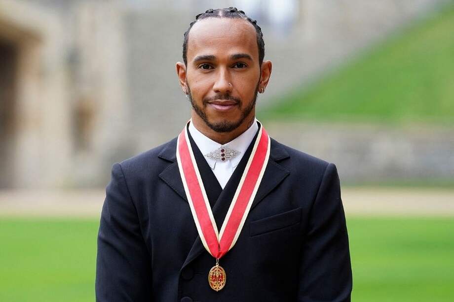 Lewis Hamilton fue nombrado caballero de la corona británica este miércoles.